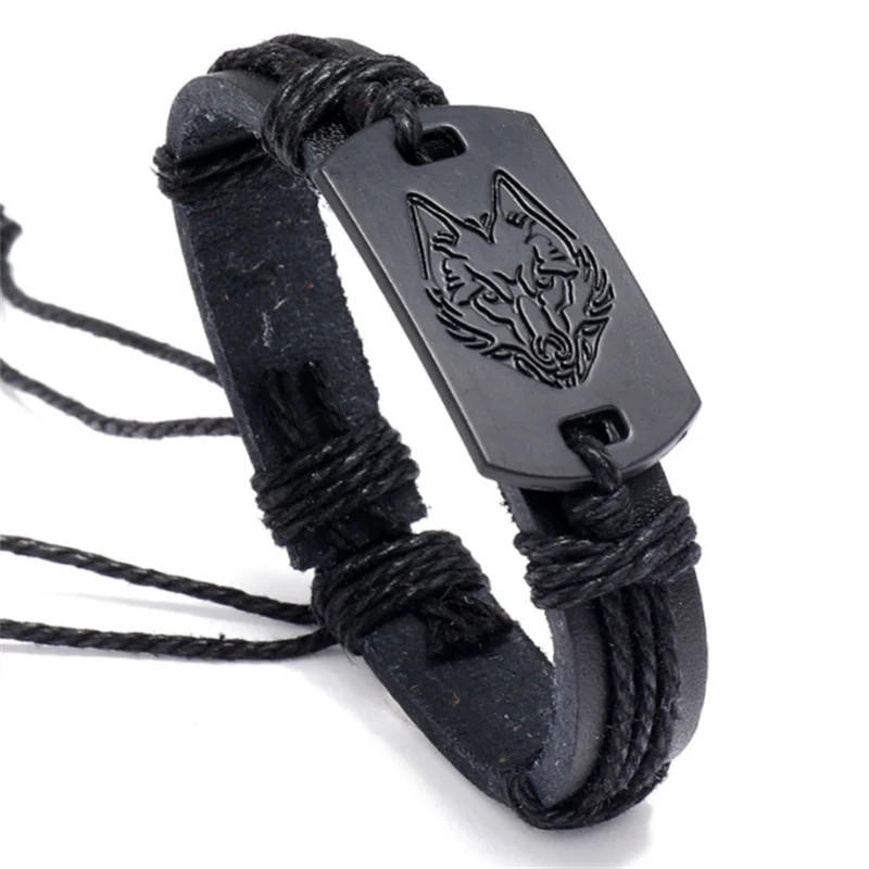 Delicate Wolf Bracelet Charm Chain Womens Gift