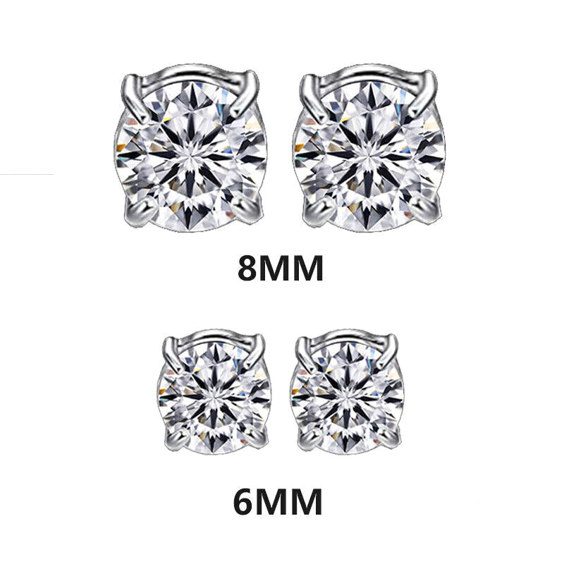 Magnetic Earrings Clip Women Men Studs Pair Stud Fake Unisex Non-piercing Magnet