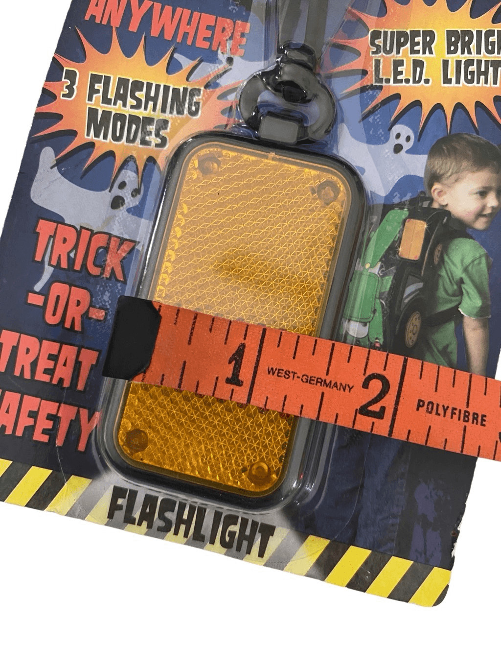 Trick Or Treating Light Reflector Flashing Bat Bracelet