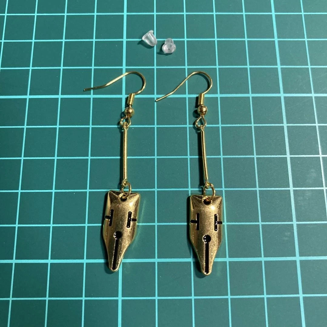 Fountain Pen Nib Earrings Gold Unique Style Fun Women’s Costume Jewelry