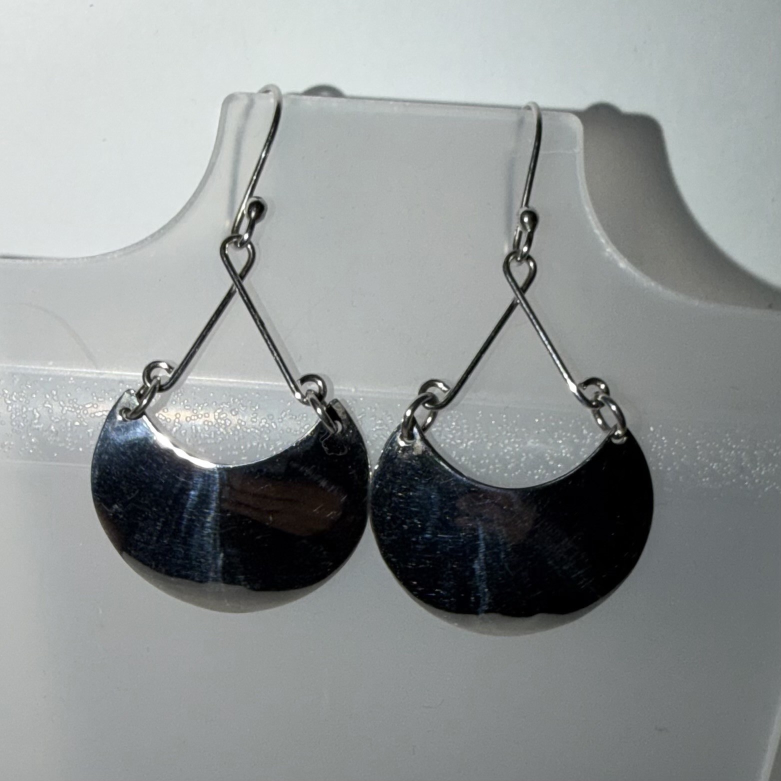 Sterling Silver 925 ATI MEXICO Dangle Drop Earrings
