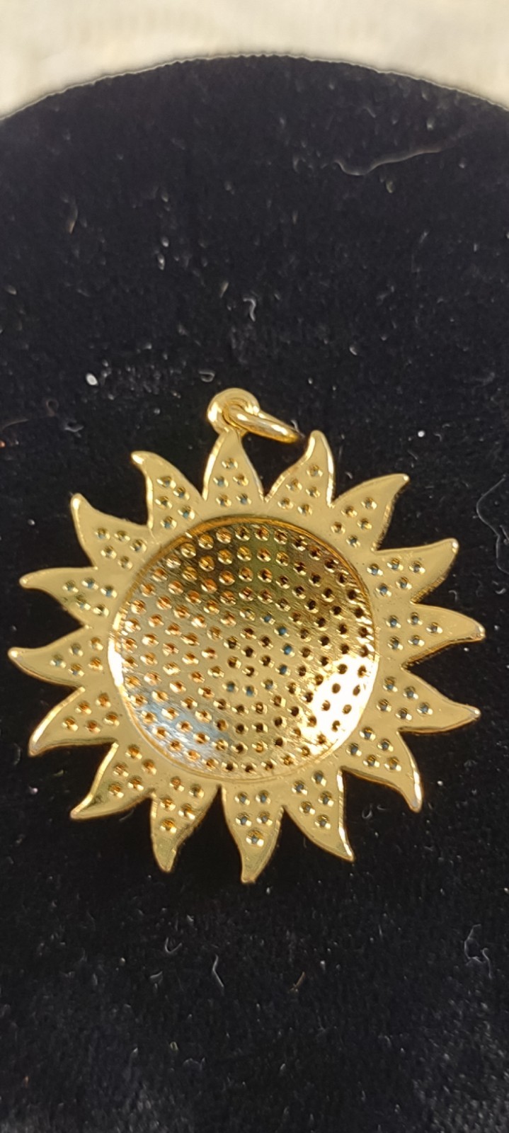 Evil Eye Celestial Pendant Sun Charm Greek Turkish Micro Pave Charm Rhinestone