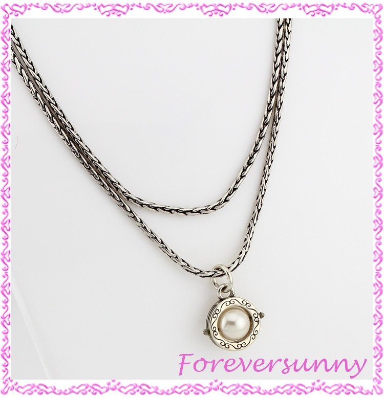 Brighton Wisdom Pearl Layered Retired Necklace