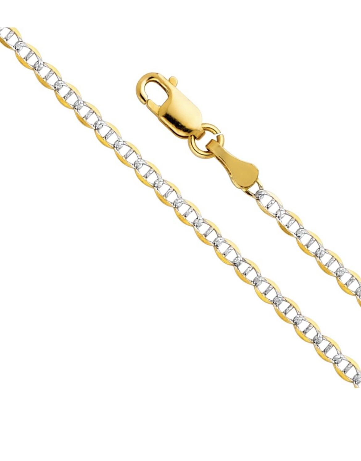 14k Gold Plated Sterling Silver Marina Mariner Link Italian Chain Necklace