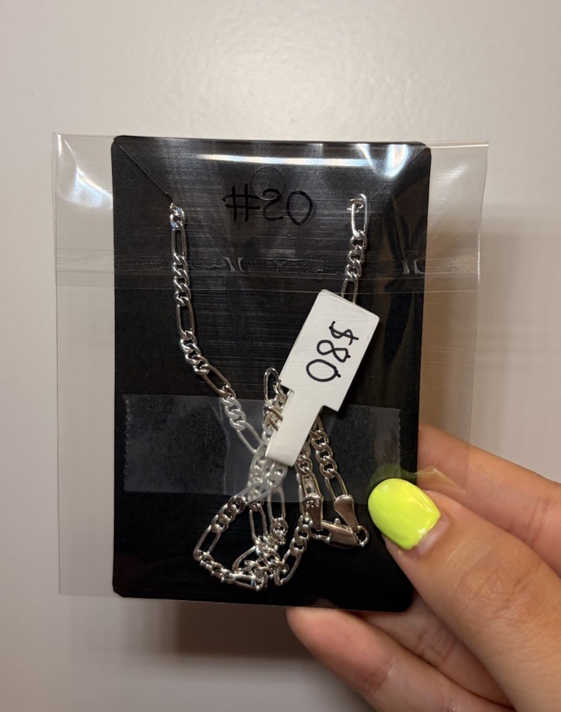Figaro Chain (925 Silver) “20inch / 3.4mm”