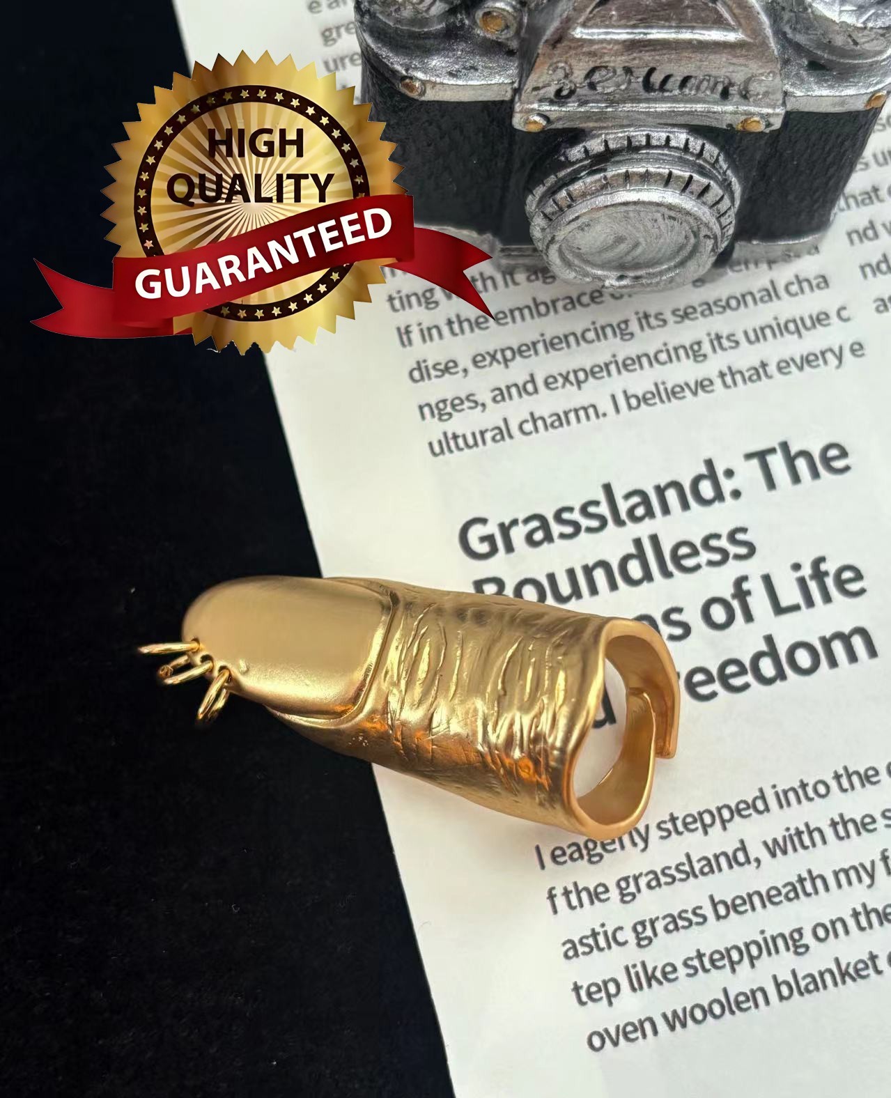 High Quality Fashion Finger Gold Open Ring Lover Gift