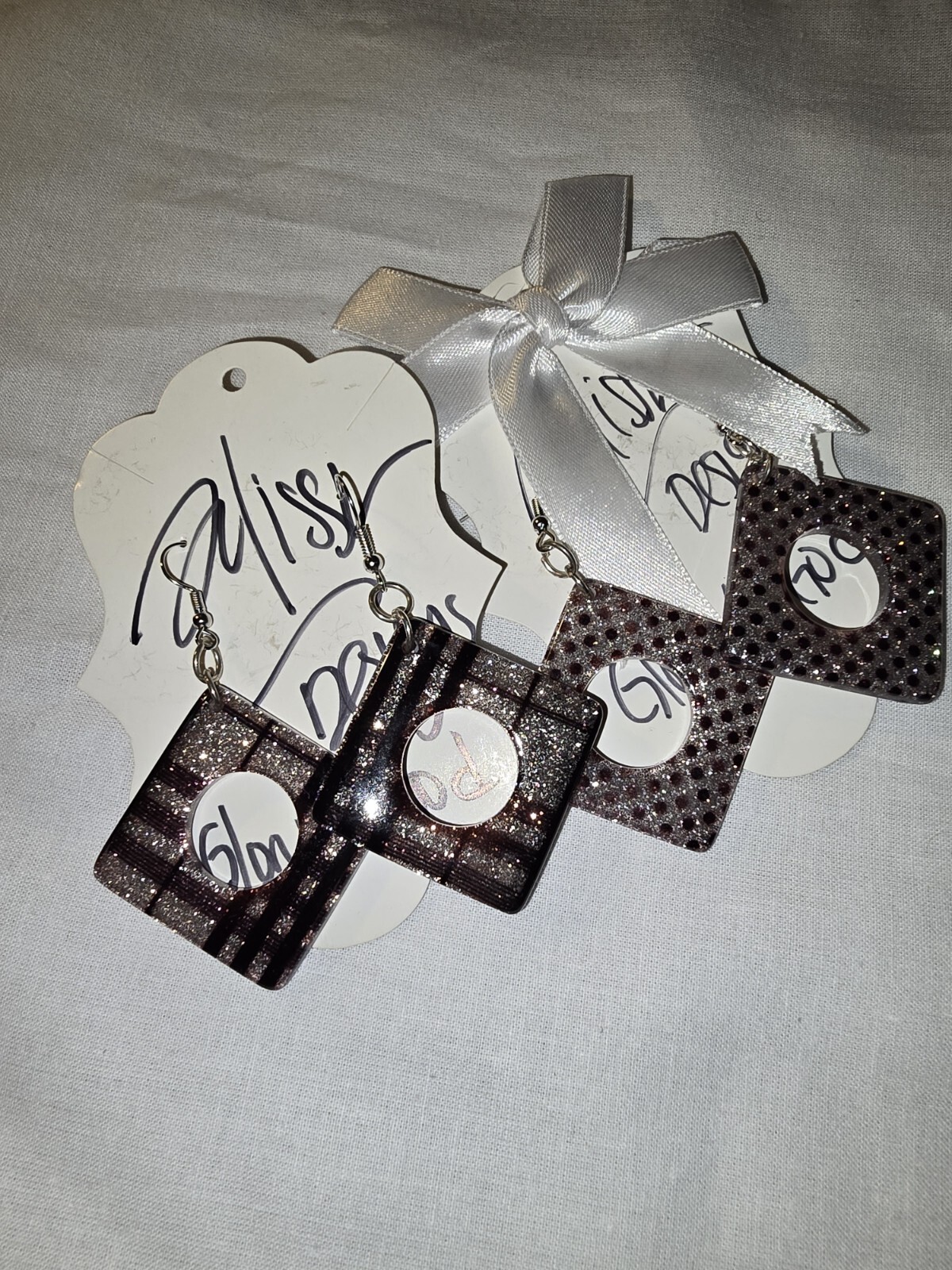 Earrings , 2 sets, handmade , 2 for the price of one