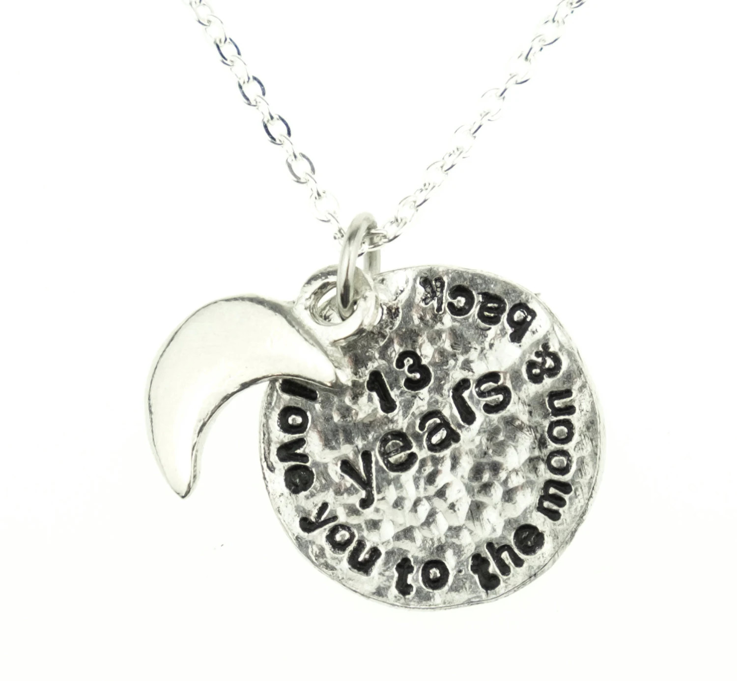 13th Anniversary Pendant for Wife Gift UK