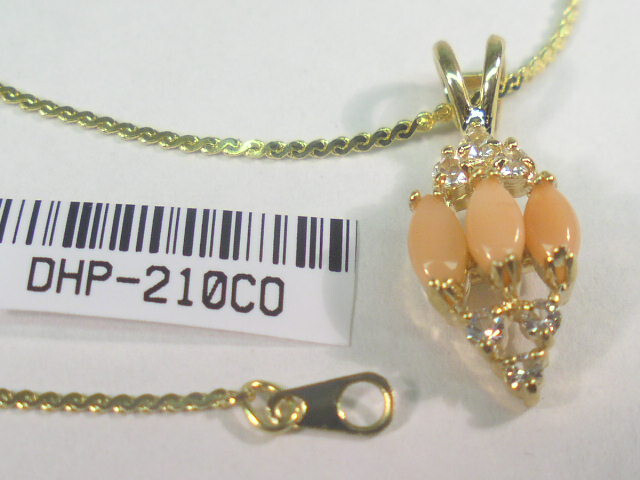 5.. Pc’s @$3.25 Each= $16.25 CORAL PENDANTS *No Chian* SEMI-PRECIOUS LOT 210CO