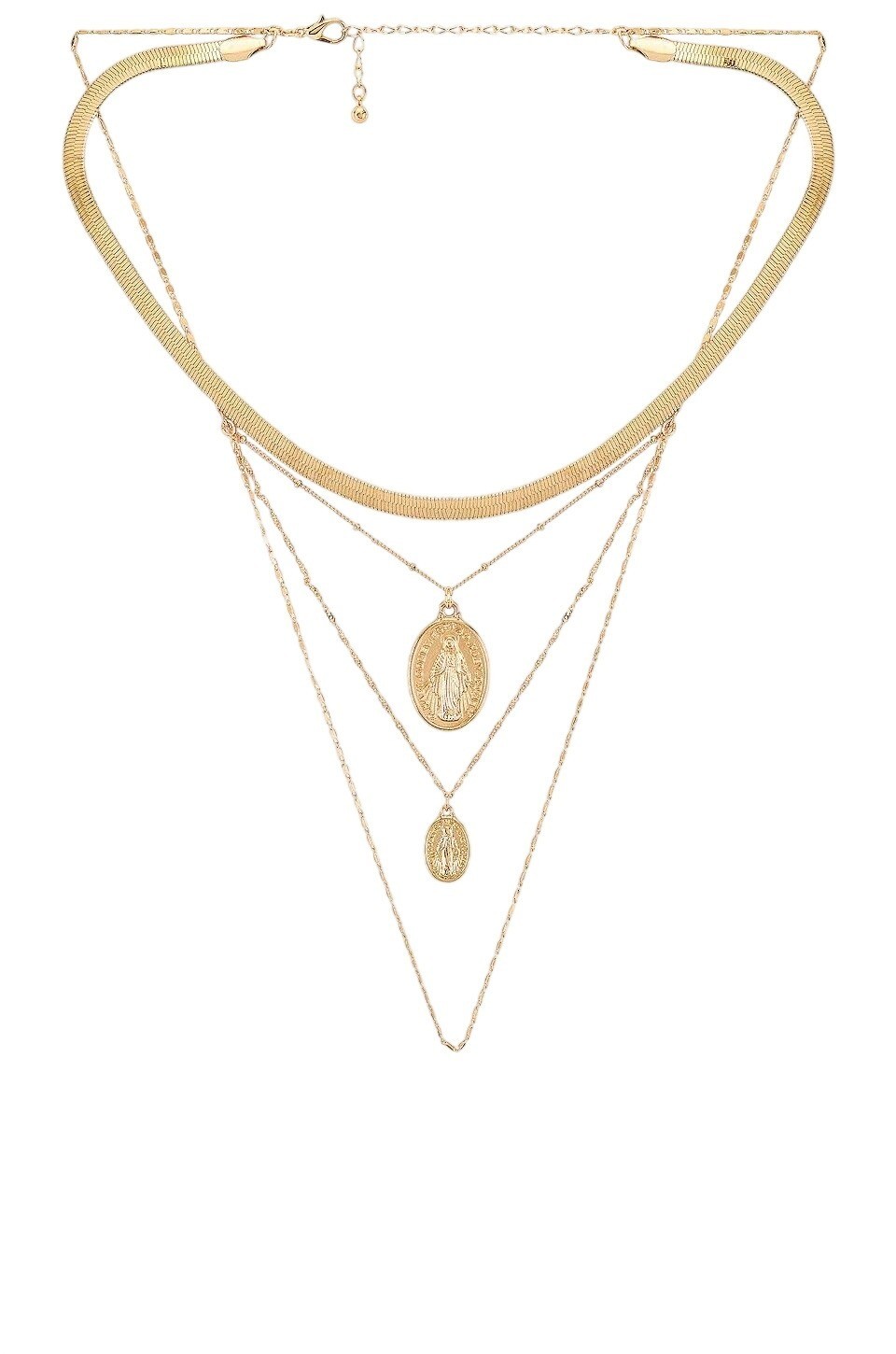 8 Other Reasons Rise Lariat in Gold One Size Womens Holy Mary