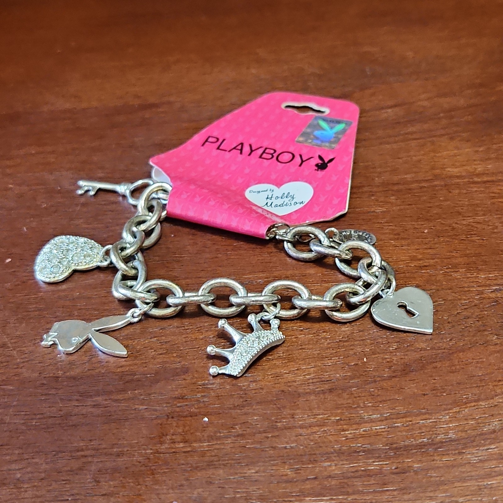 Vintage Playboy Charm Bracelet
