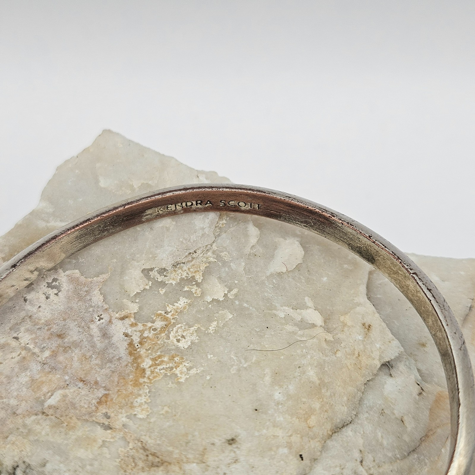 Kendra Scott Elton Open Cuff Bracelet – Black Drusy Stones